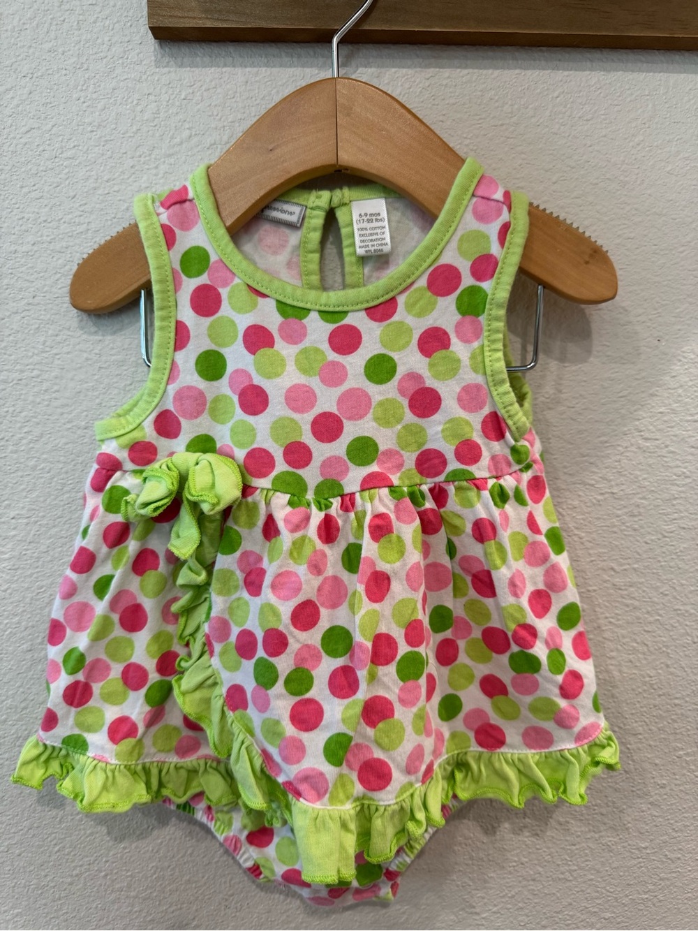First impressions bodysuit size 6-9 months